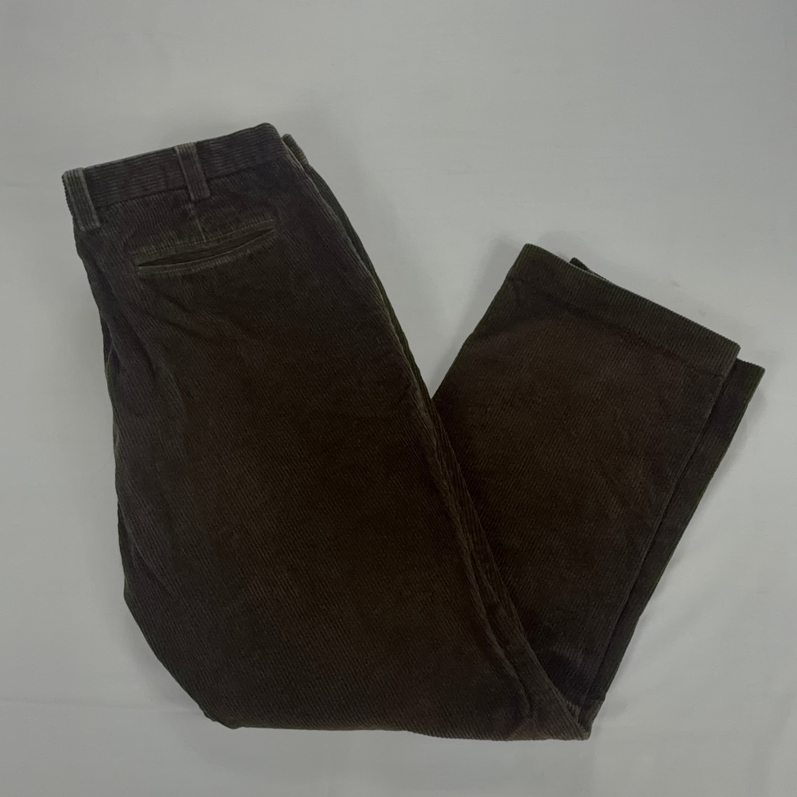 Orvis Brown Corduroy Pants Mens 40x31 Classic Fit Cotton Made Portugal